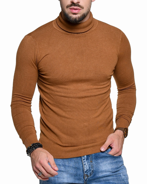 ALMOND Μπλούζα Ζιβάγκο M2Style Καφέ